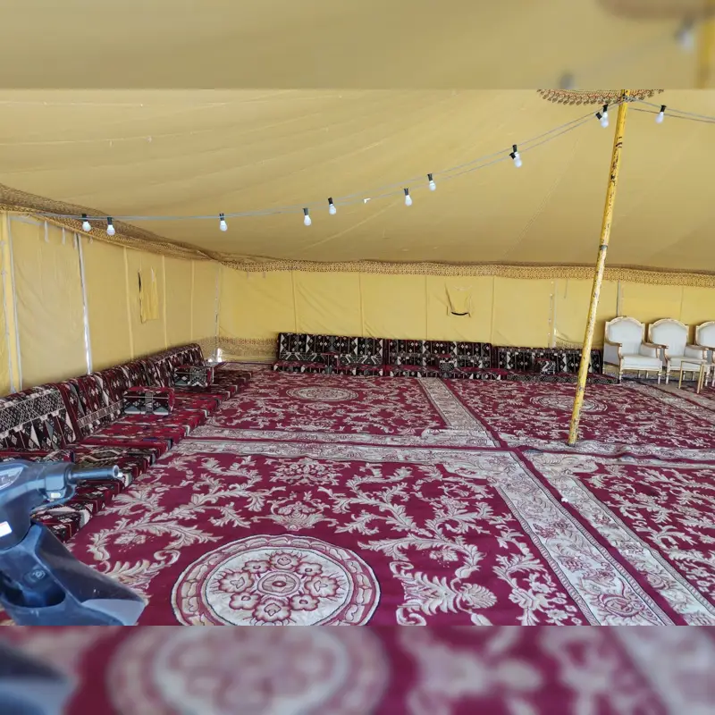 تصميم إضاءة خيام - ركن القيصر